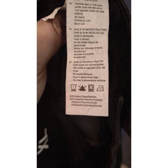 Refuge Denim Women's XL Black Denim Jean Mini Skirt - Picture 5 of 6